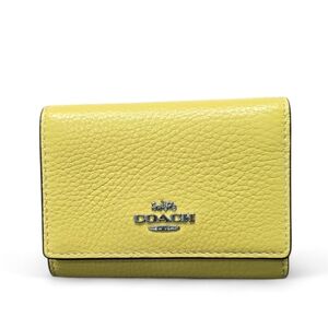 Coach Micro Pebbled Leather Snap Wallet